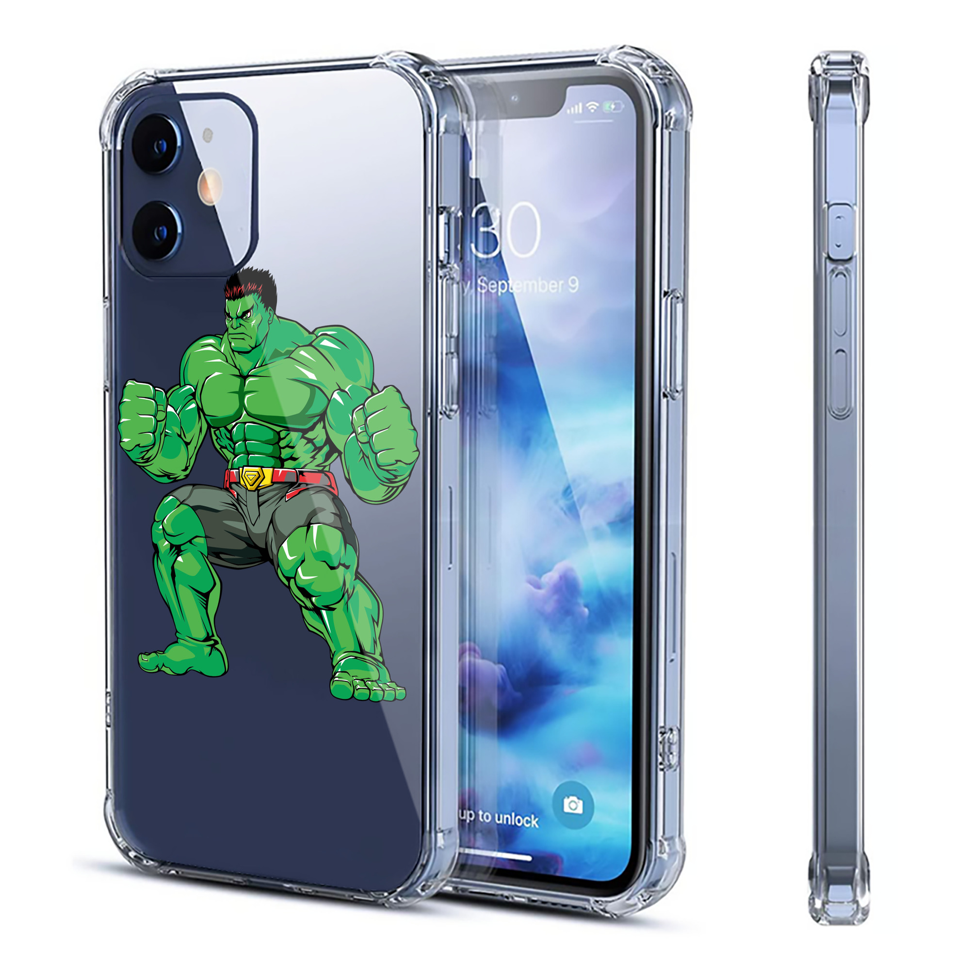（画像用） アベンジャーズ The Avengers 【iPhone 12シリーズ対応】透明スマホケース（クリアソフトケース）